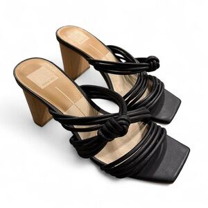 Dolce Vita Black Strappy Heels